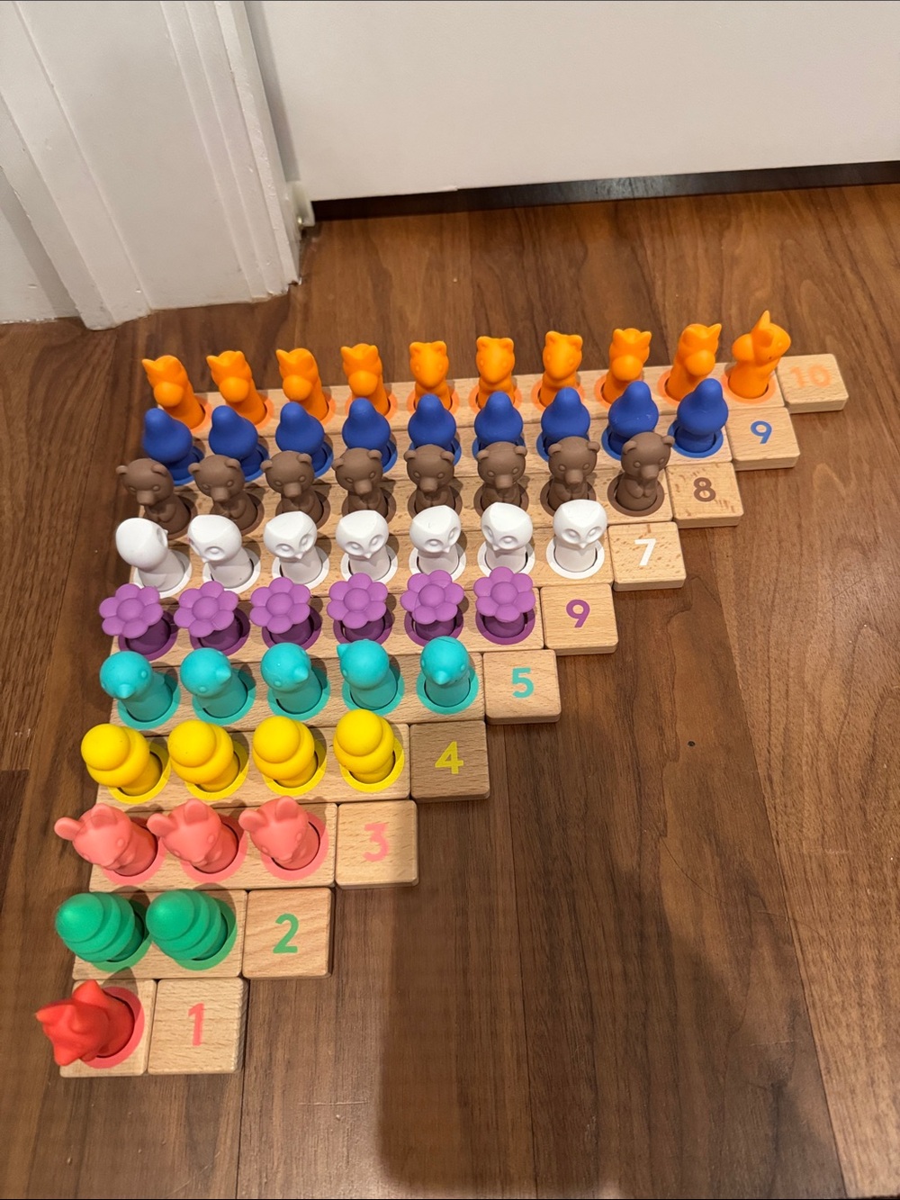 Lovevery Montessori Math Bars Number Tiles Counters
